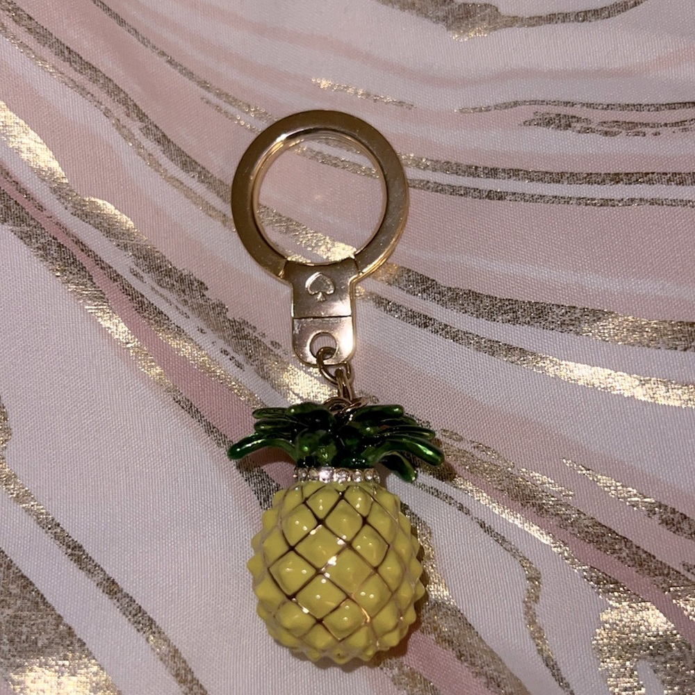 Kate Spade Pineapple Keychain